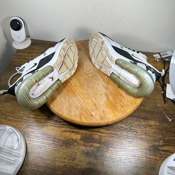 Nike Air Max 270 White Black Metallic Silver Women's Size 9.5 Shoes AR0499-100 - Picture 9 of 9